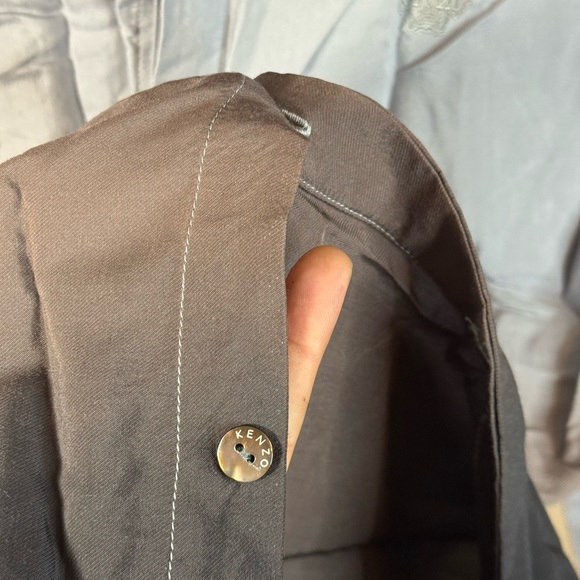 Kenzo Light Gray Button-Up Shirt - Picture 5 of 10